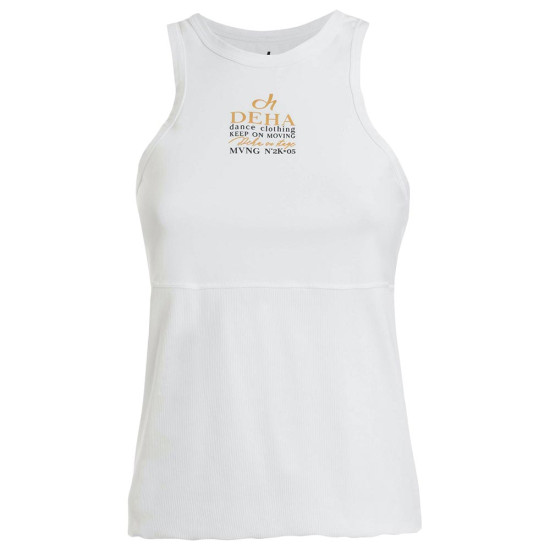 Deha Γυναικεία αμάνικη μπλούζα Ribbed Halter Tank Top